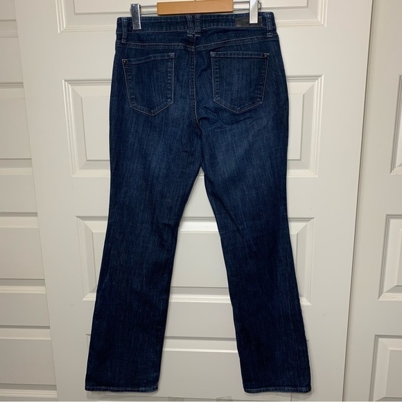 dkny Jeans Mercer Minimalist Dark Wash Stretchy Denim Slim Boot Jeans 8 - Picture 6 of 12